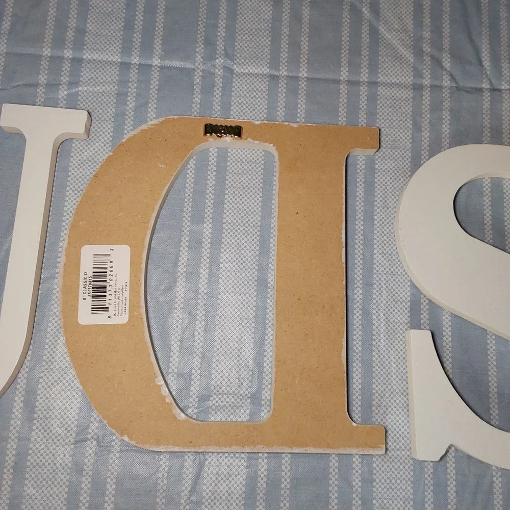 8 IN. ‎ MPI Wood Letters Classic Font Craft Cutout    HUDSON